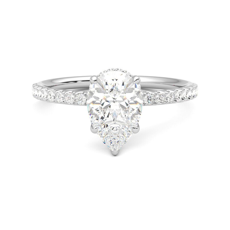 Taylor & Hart Thyme Pear Engagement Ring 2