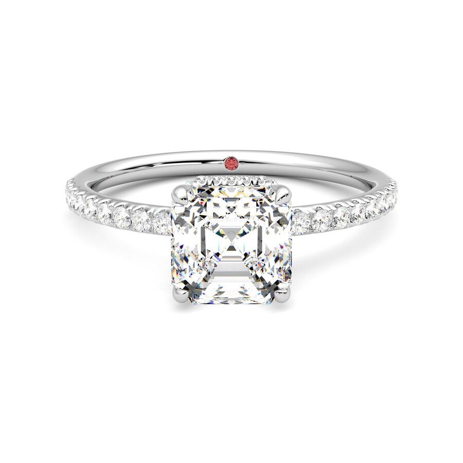 Taylor & Hart Thyme Asscher Engagement Ring 2