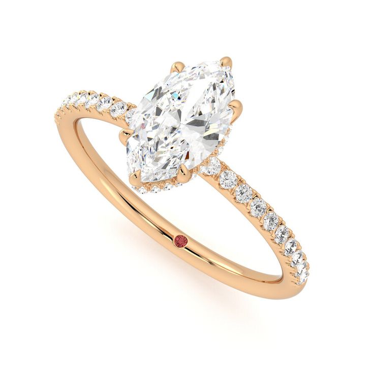 Taylor & Hart Thyme Marquise Engagement Ring 0