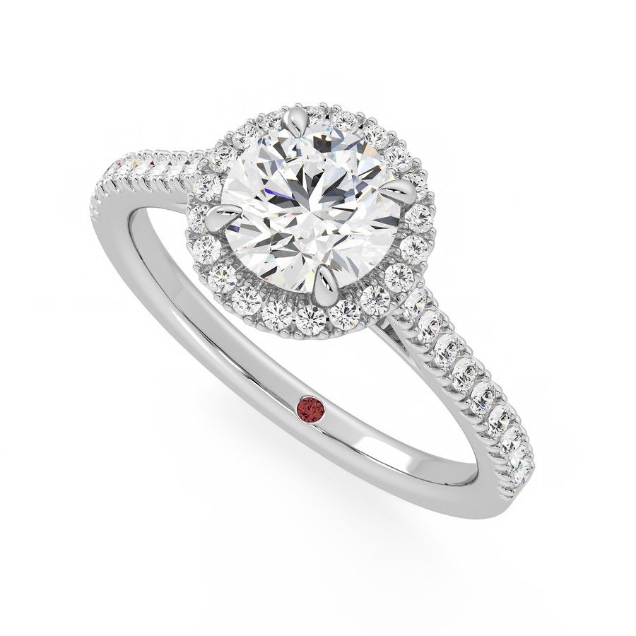 Taylor & Hart Allure Round Engagement Ring 0