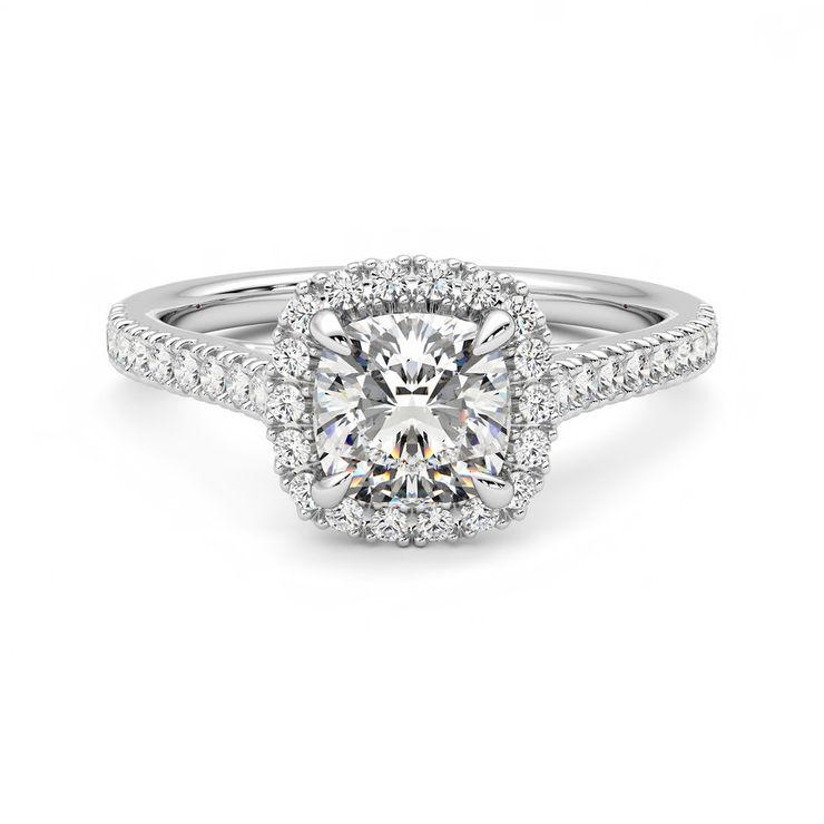 Taylor & Hart Allure Cushion Engagement Ring 0