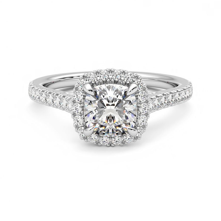 Taylor & Hart Allure Cushion Engagement Ring 2