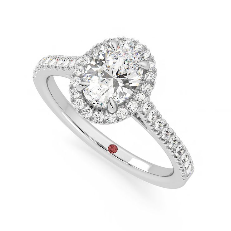 Taylor & Hart Allure Oval Engagement Ring 0