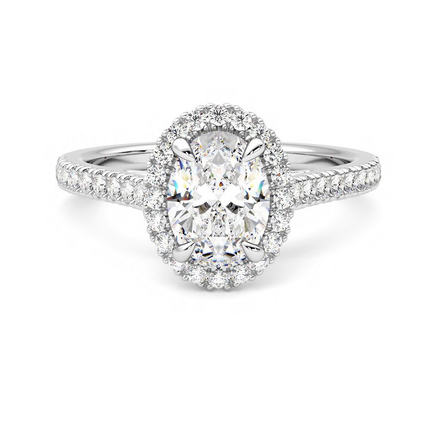 Taylor & Hart Allure Oval Engagement Ring 0