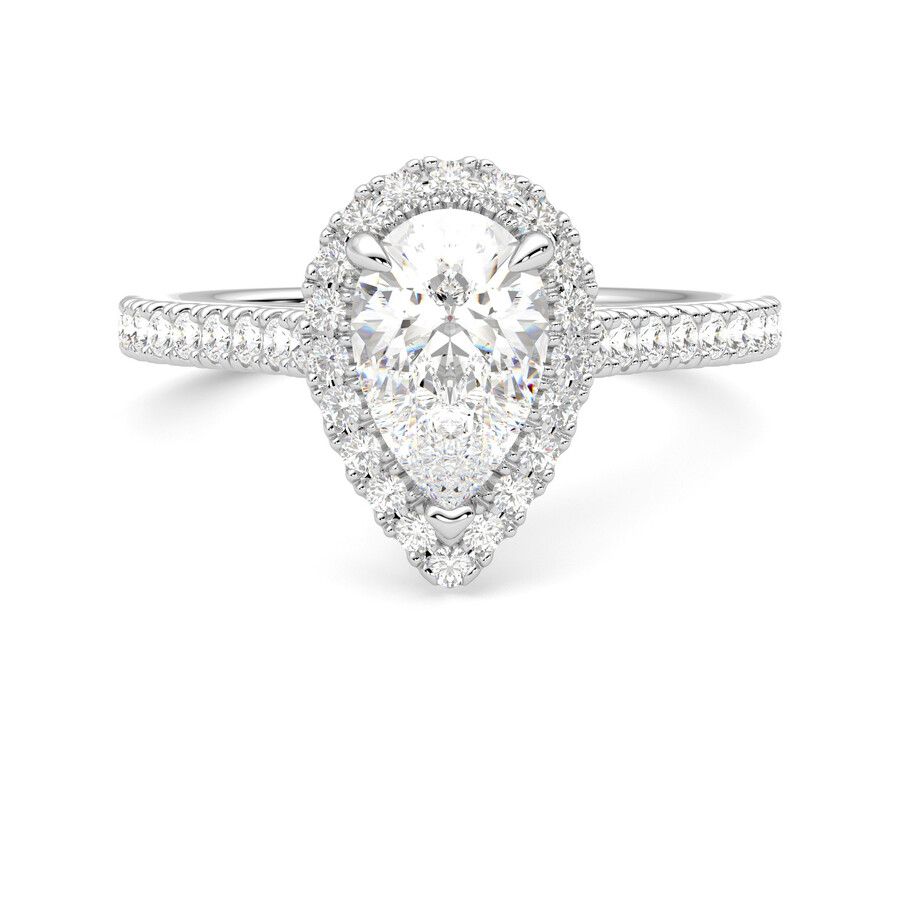 Taylor & Hart Allure Pear Engagement Ring 0