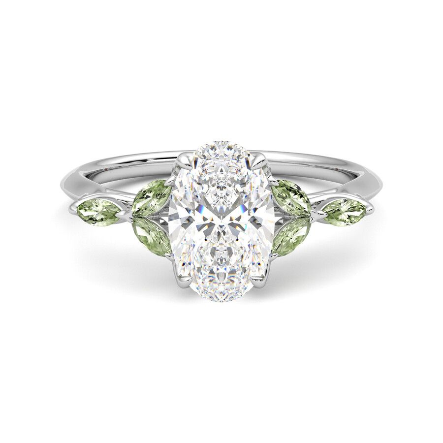 Taylor & Hart Tamora Oval Engagement Ring 0