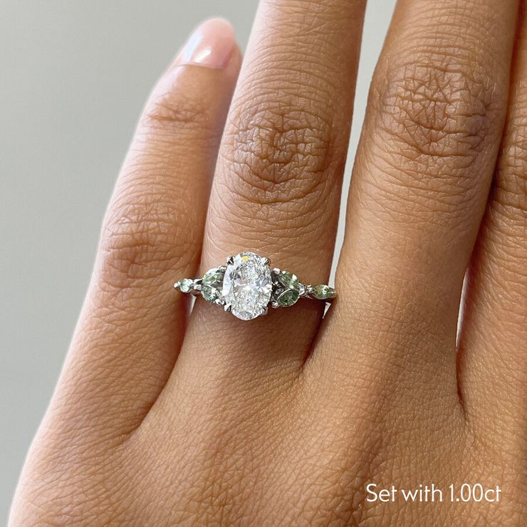 Taylor & Hart Tamora Oval Engagement Ring 1