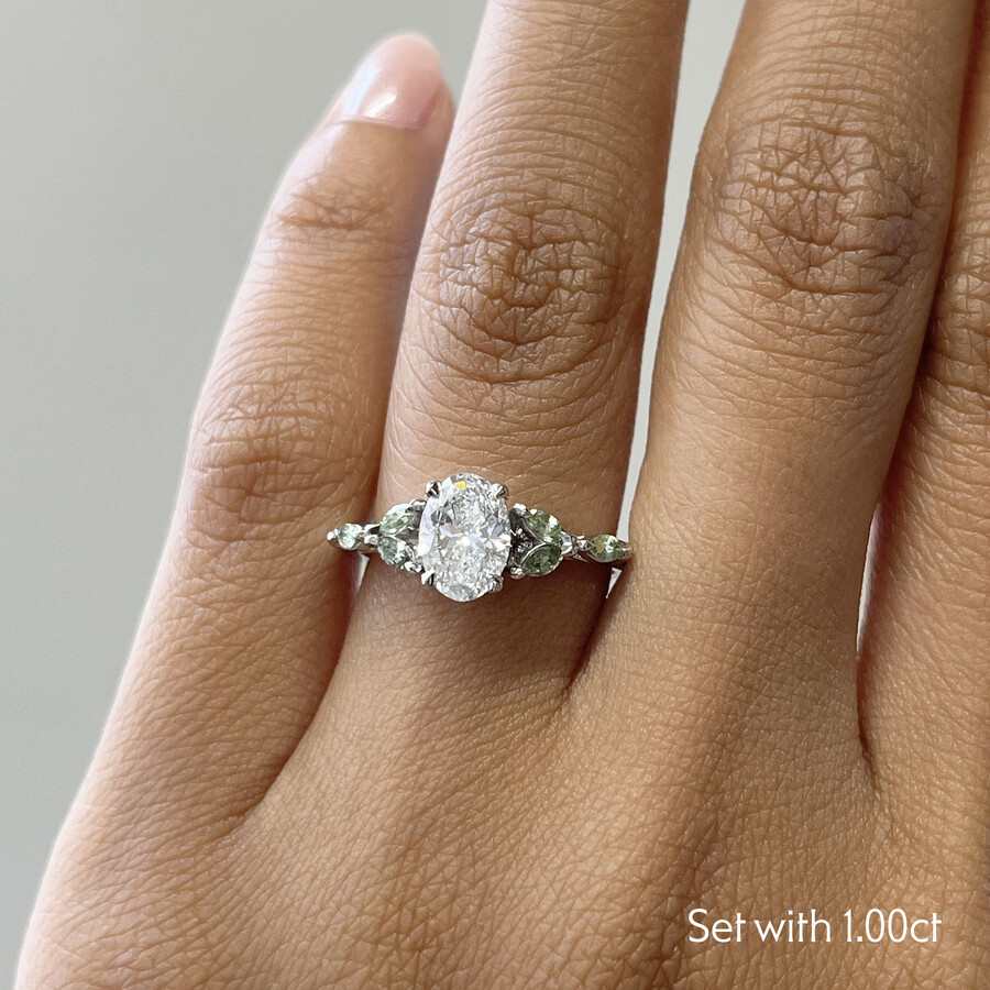 Taylor & Hart Tamora Oval Engagement Ring 1
