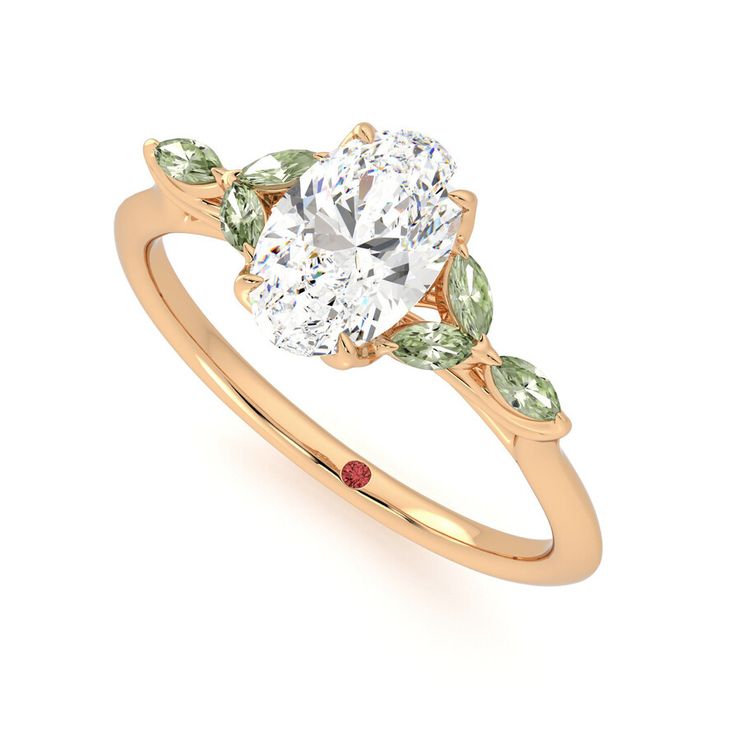 Taylor & Hart Tamora Oval Engagement Ring 0