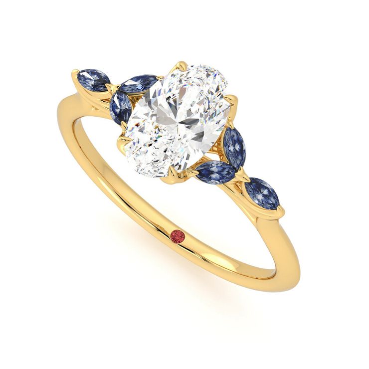 Taylor & Hart Tamora Oval Engagement Ring 0