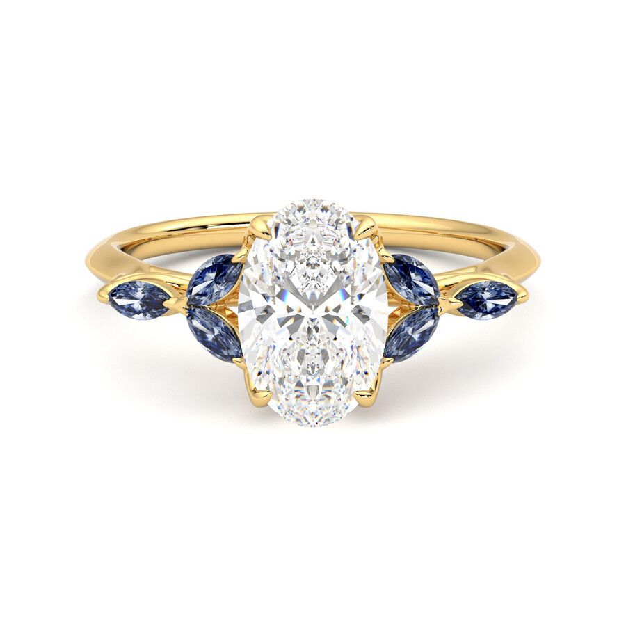 Taylor & Hart Tamora Oval Engagement Ring 0