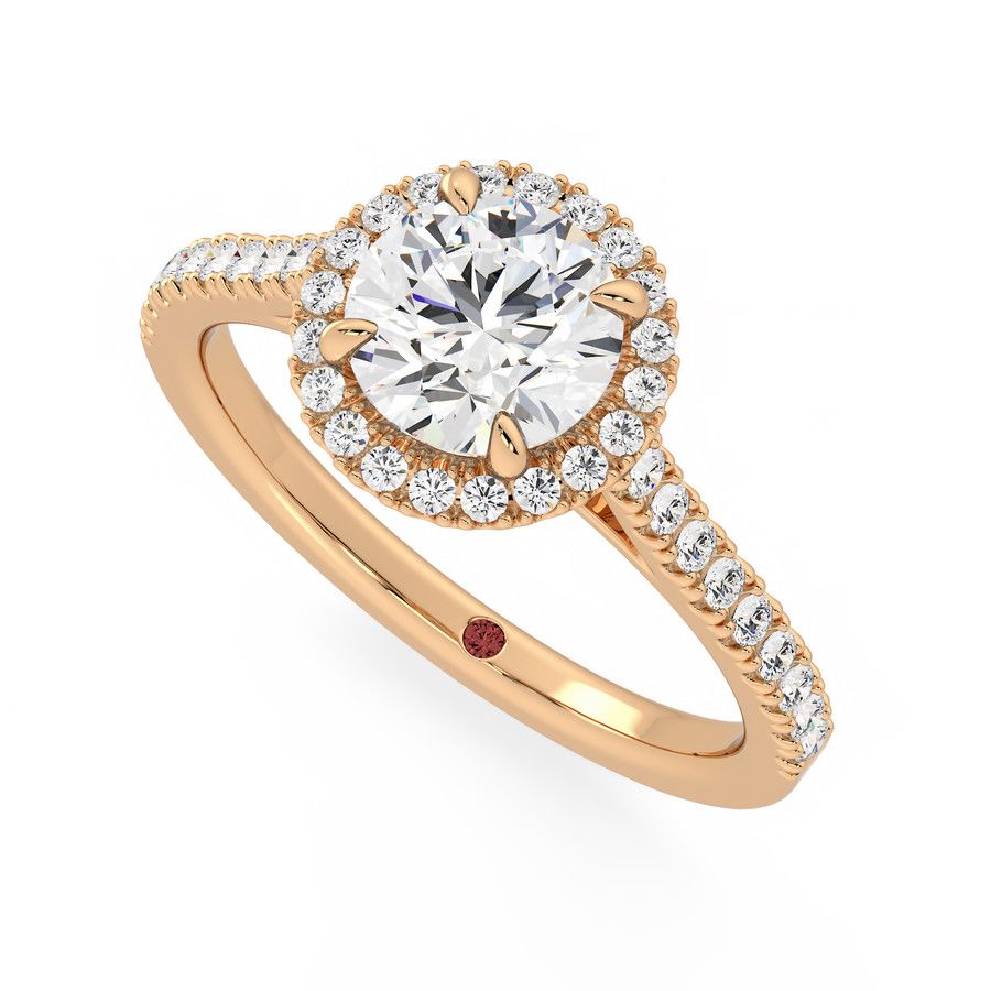 Taylor & Hart Allure Round Engagement Ring 0