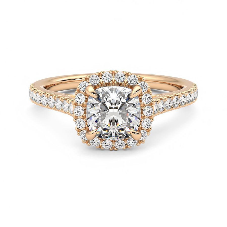 Taylor & Hart Allure Cushion Engagement Ring 2