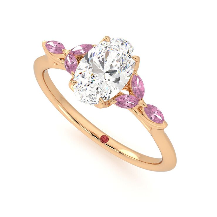 Taylor & Hart Tamora Oval Engagement Ring 0