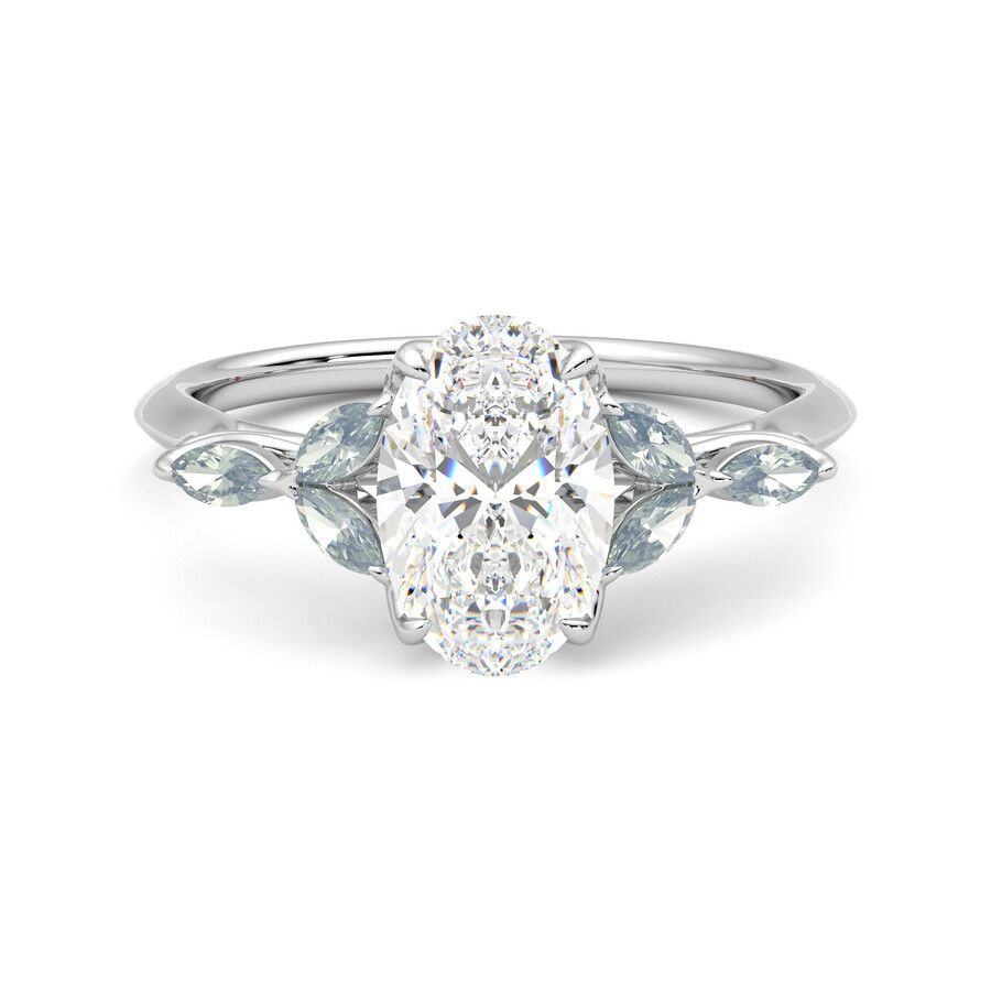 Taylor & Hart Tamora Oval Engagement Ring 0