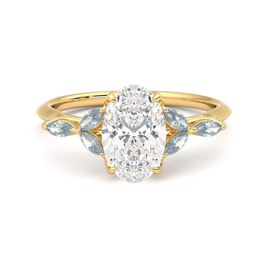 Taylor & Hart Tamora Oval Engagement Ring 2