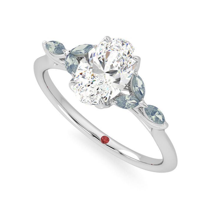 Taylor & Hart Tamora Oval Engagement Ring 0