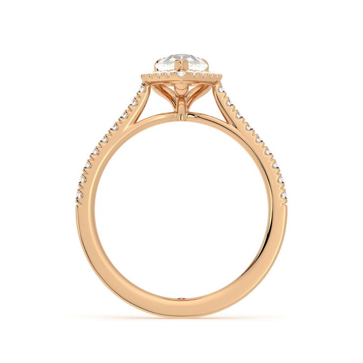 Taylor & Hart Allure Pear Engagement Ring 1