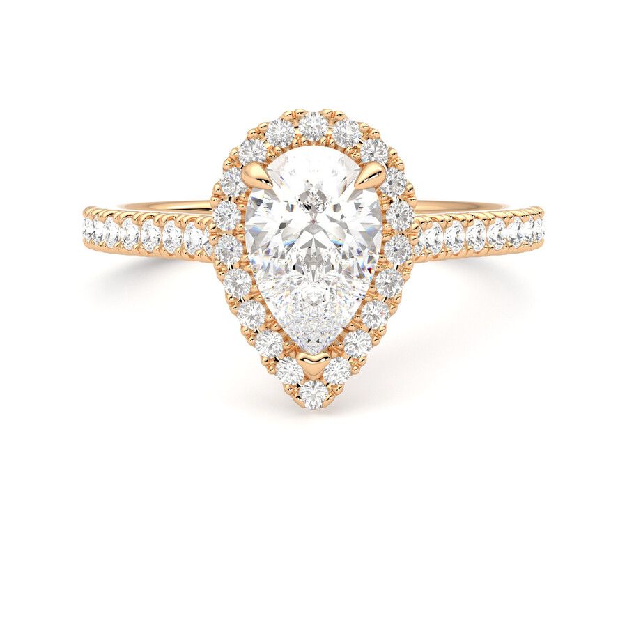 Taylor & Hart Allure Pear Engagement Ring 2