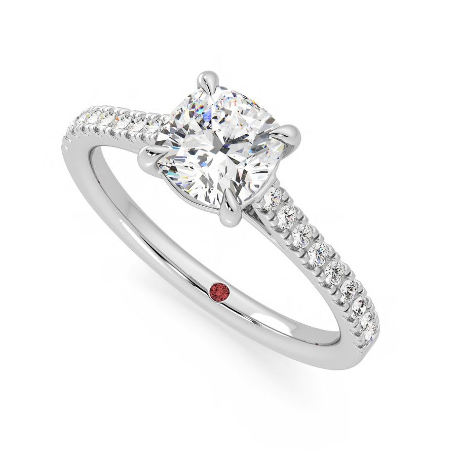 Taylor & Hart Serendipity Cushion Engagement Ring 0