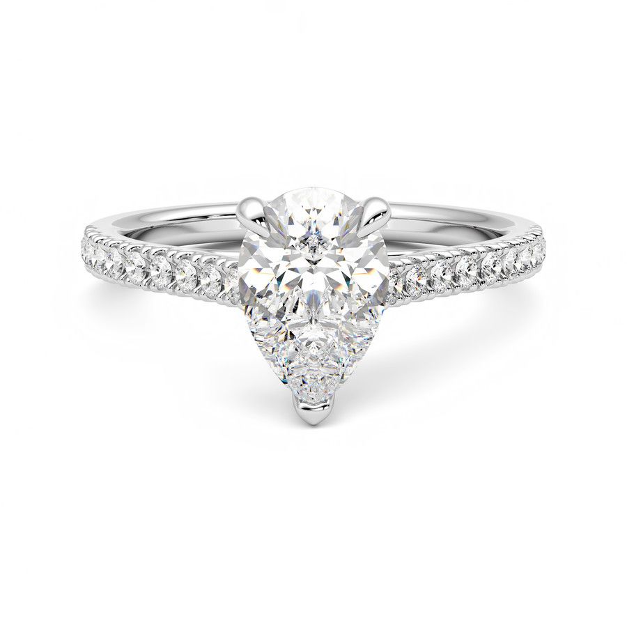 Taylor & Hart Serendipity Pear Engagement Ring 2