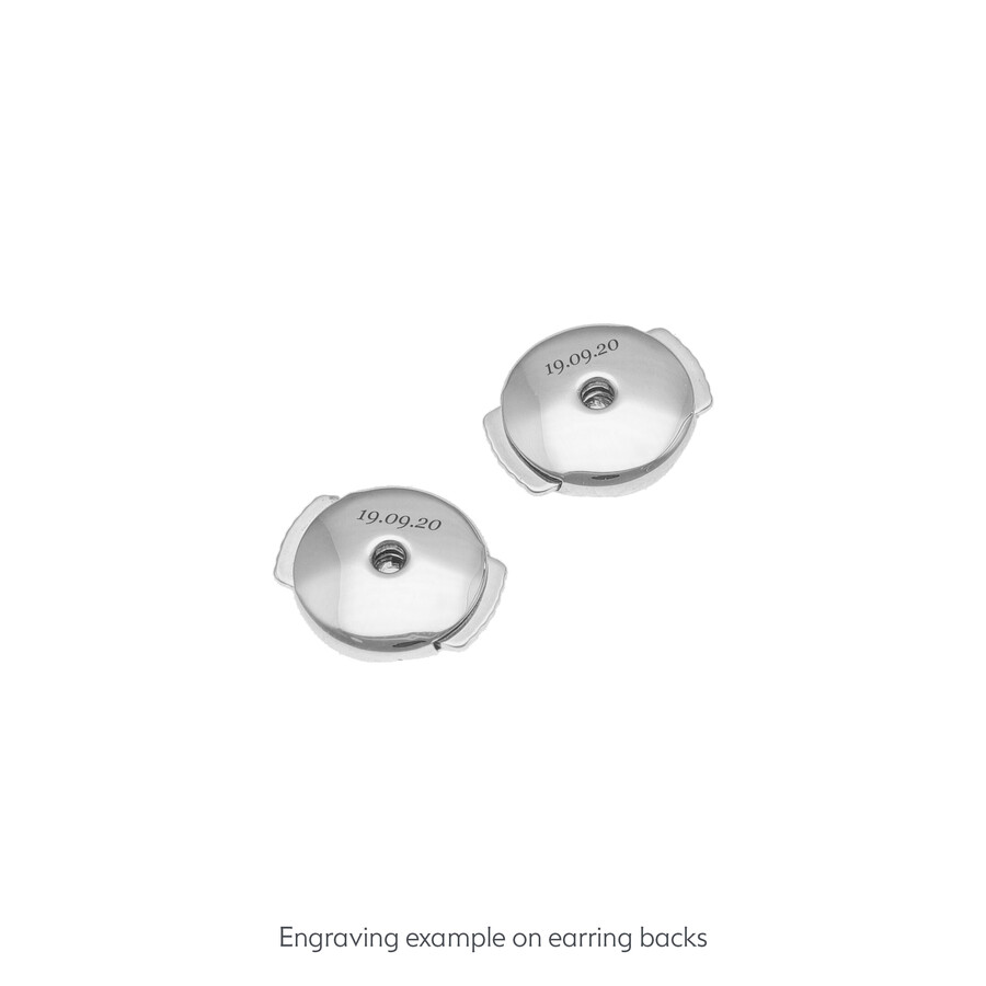 Sterling silver earring on sale back