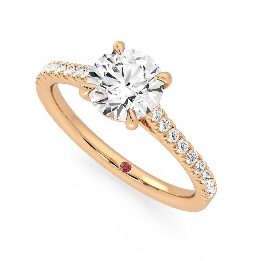 Taylor & Hart Serendipity Round Engagement Ring 0