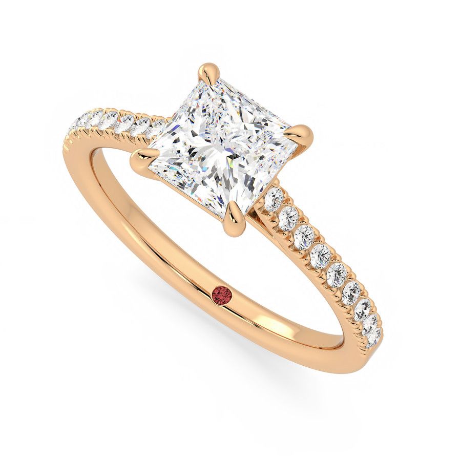 Taylor & Hart Serendipity Princess Engagement Ring 0