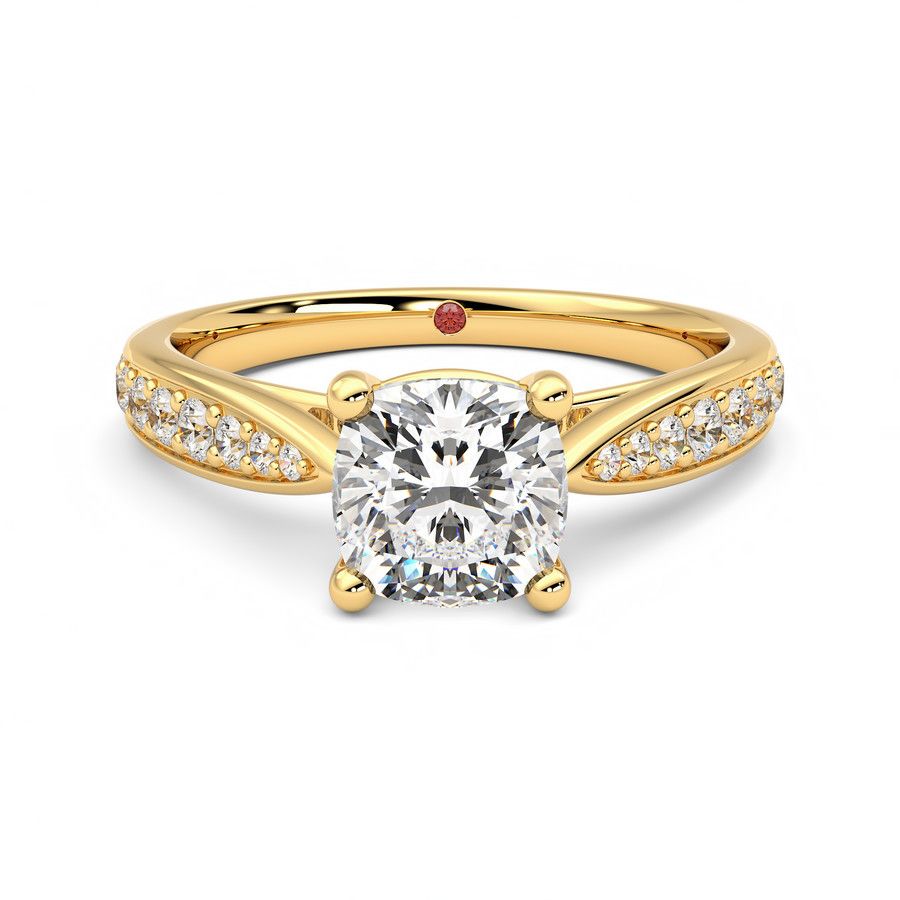 Taylor & Hart Aria Cushion Engagement Ring 0