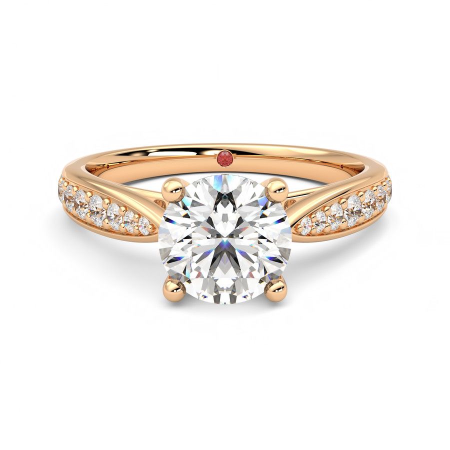 Taylor & Hart Aria Round Engagement Ring 0