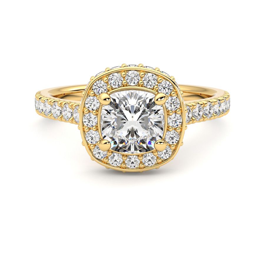 Taylor & Hart Elixir Cushion Engagement Ring 0