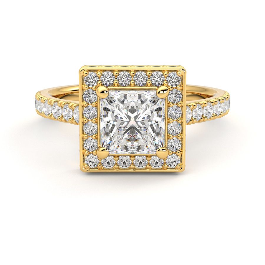 Taylor & Hart Elixir Princess Engagement Ring 0