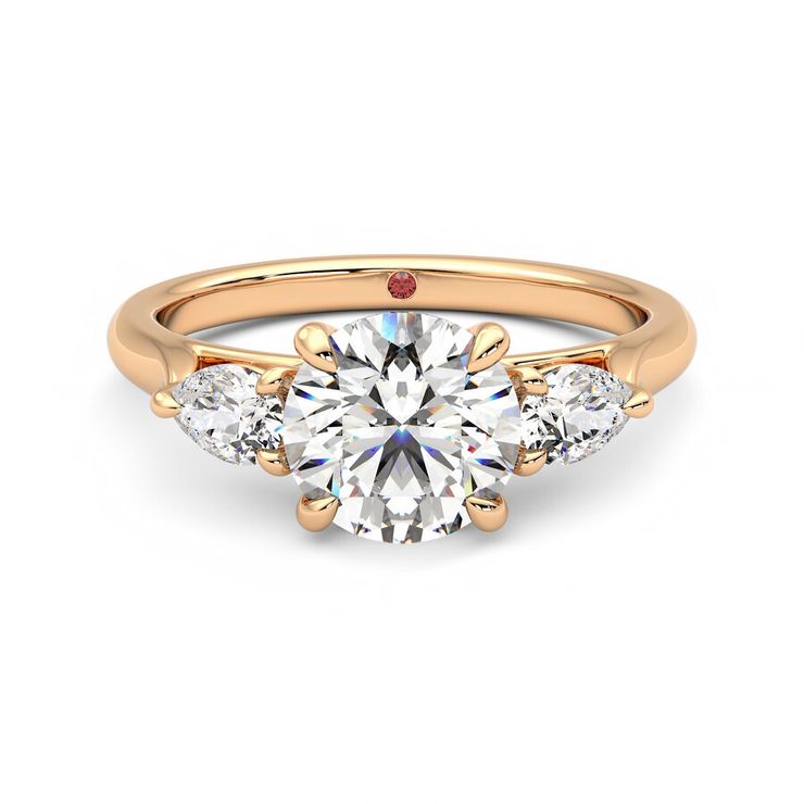 Taylor & Hart Affinity Round Engagement Ring 0