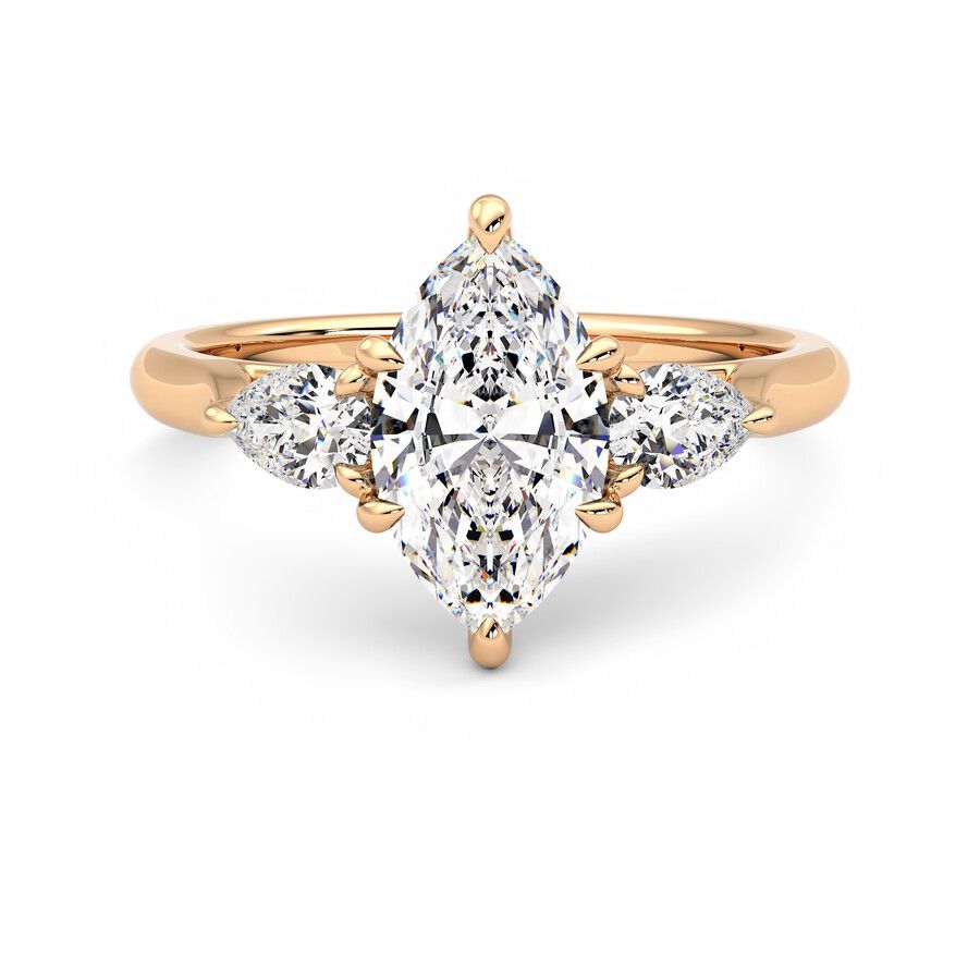 Taylor & Hart Affinity Marquise Engagement Ring 0