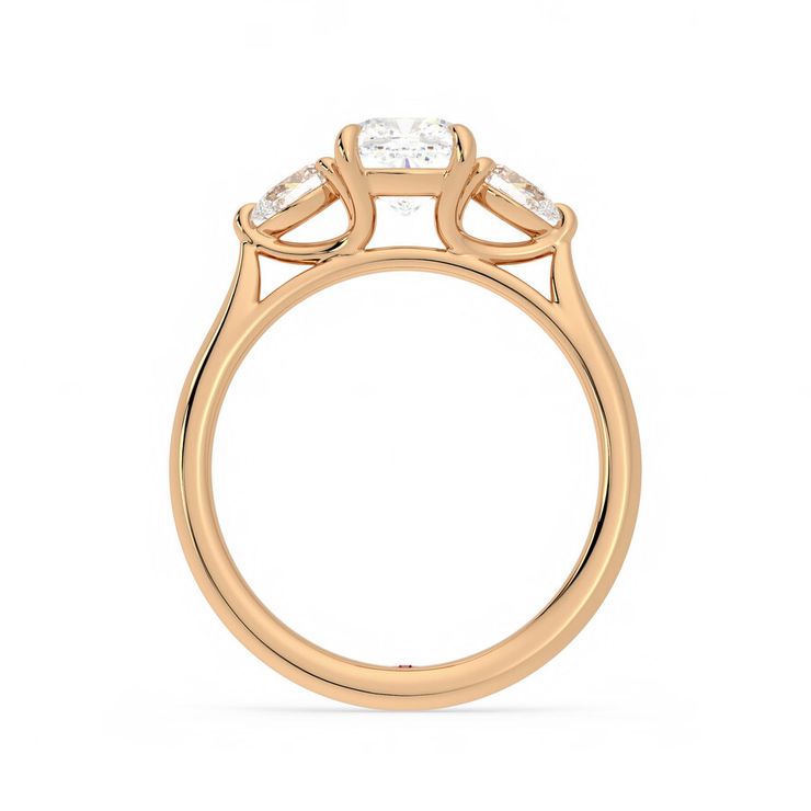 Taylor & Hart Affinity Cushion Engagement Ring 1