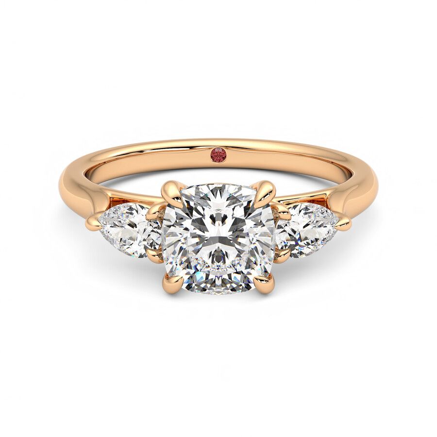 Taylor & Hart Affinity Cushion Engagement Ring 2