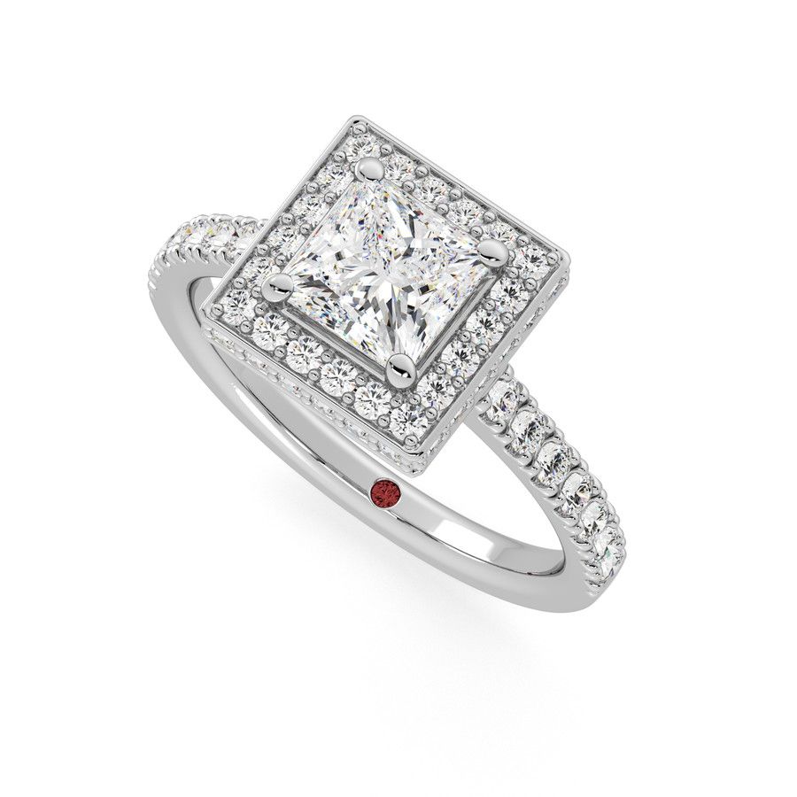 Taylor & Hart Elixir Princess Engagement Ring 0