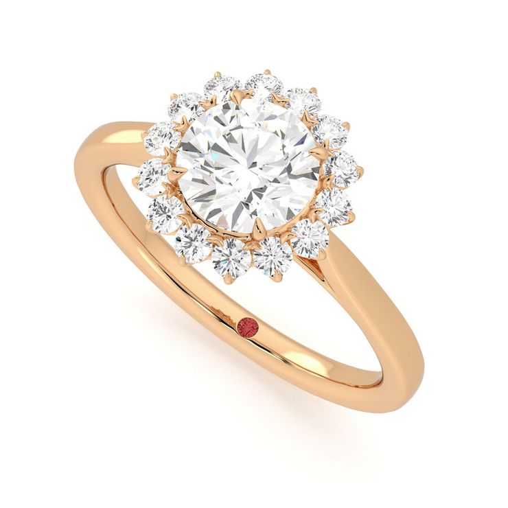 Taylor & Hart Lyra Round Engagement Ring 0