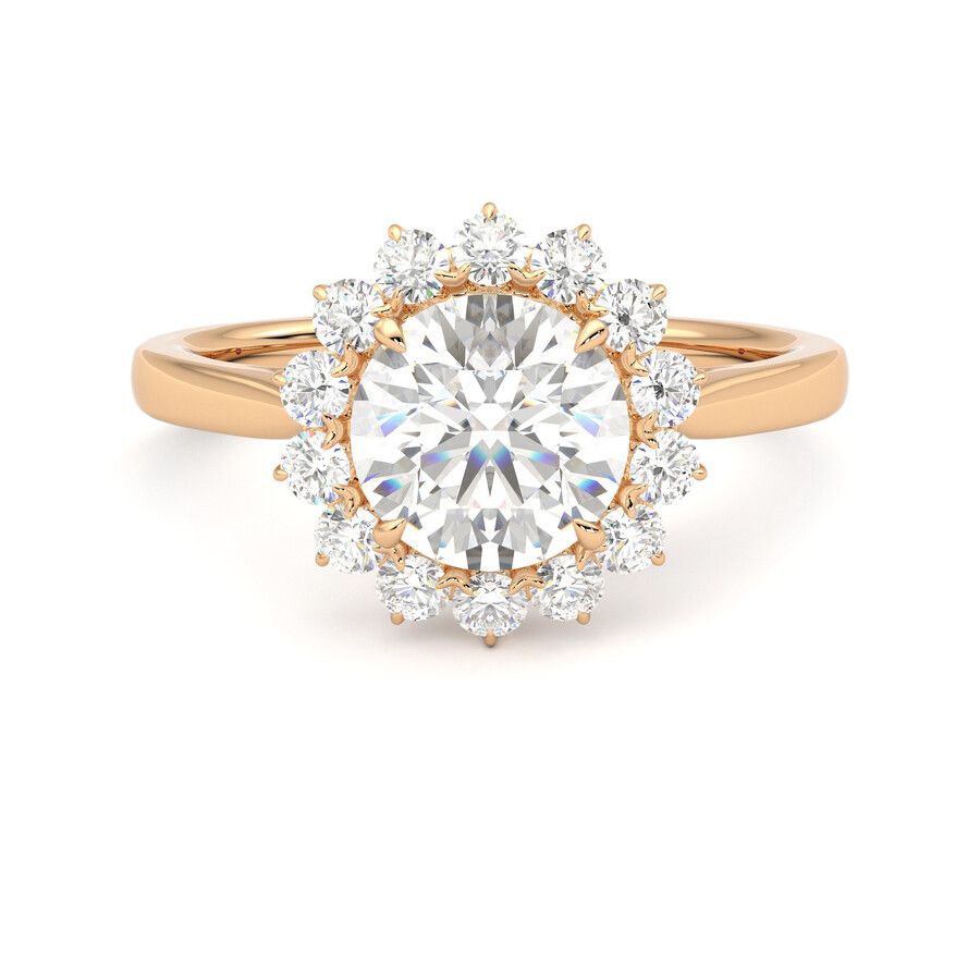 Taylor & Hart Lyra Round Engagement Ring 0