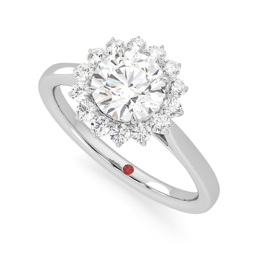 Taylor & Hart Lyra Round Engagement Ring 0