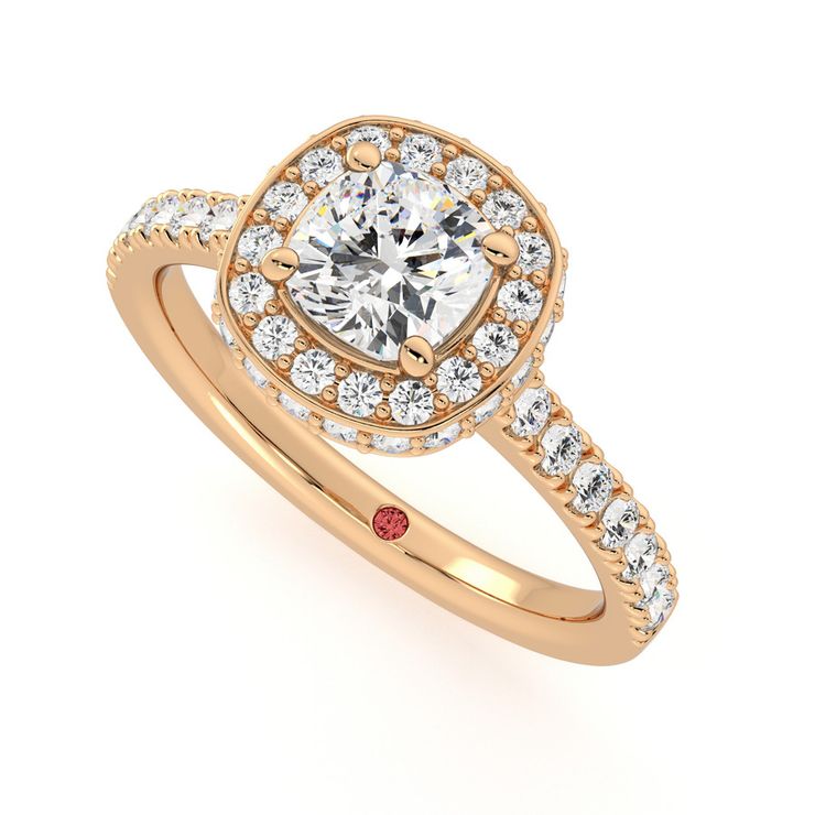 Taylor & Hart Elixir Cushion Engagement Ring 0