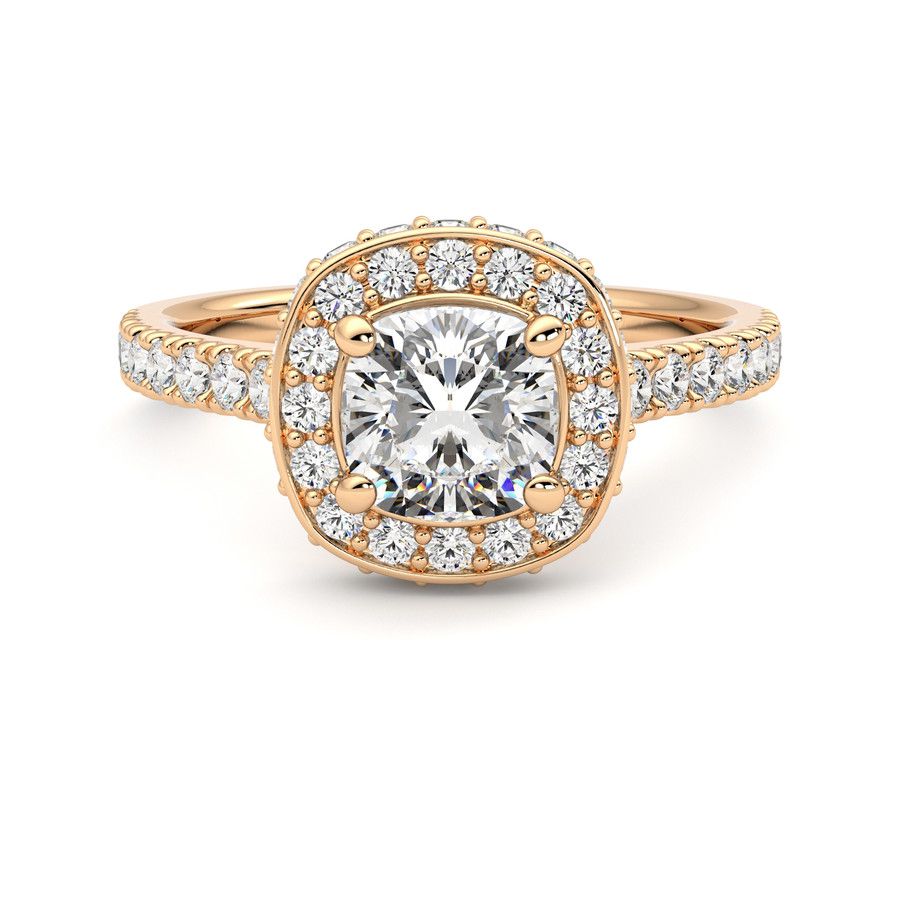 Taylor & Hart Elixir Cushion Engagement Ring 2