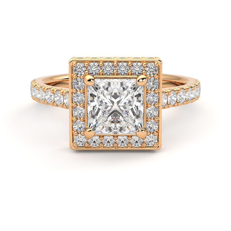 Taylor & Hart Elixir Princess Engagement Ring 2