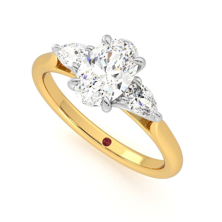 Taylor & Hart Affinity Oval Engagement Ring 0