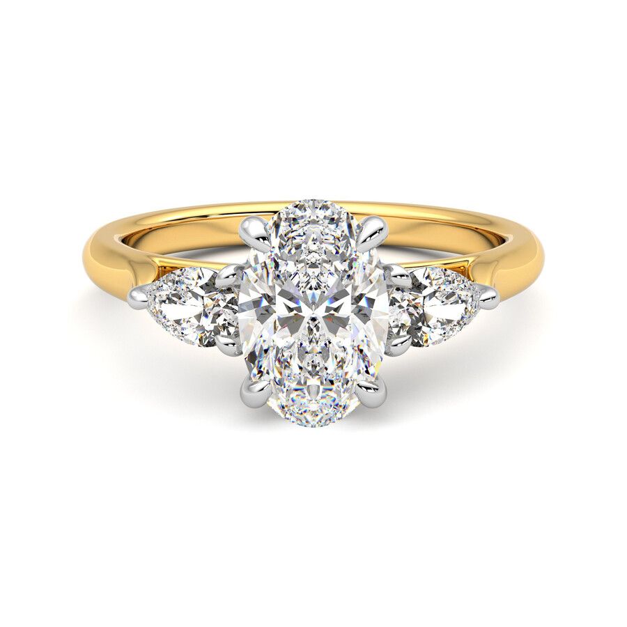 Taylor & Hart Affinity Oval Engagement Ring 0