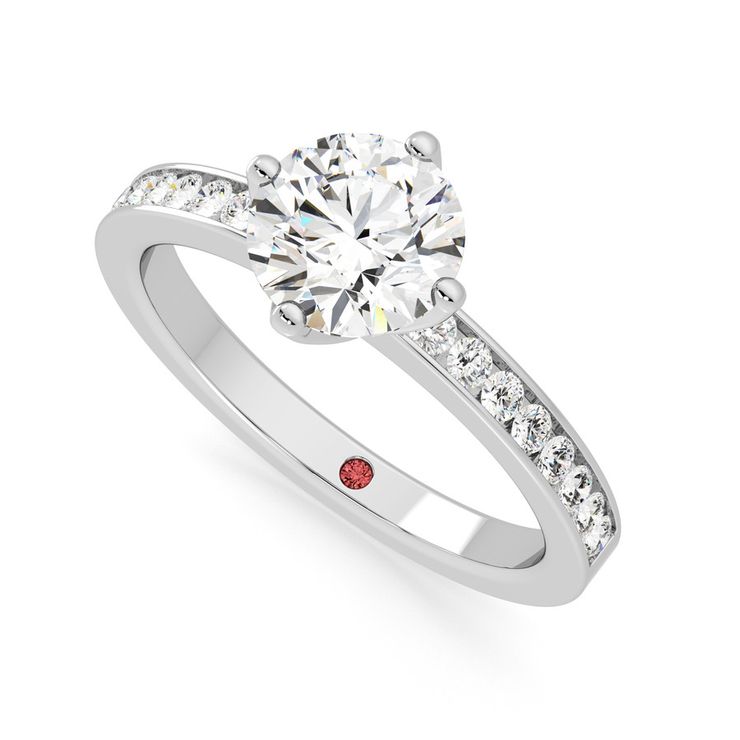 Taylor & Hart Cosmic Round Engagement Ring 0