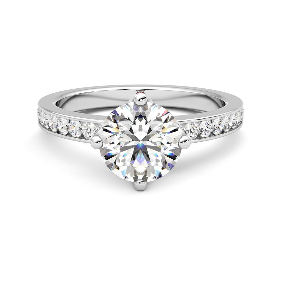 Taylor & Hart Cosmic Round Engagement Ring 0