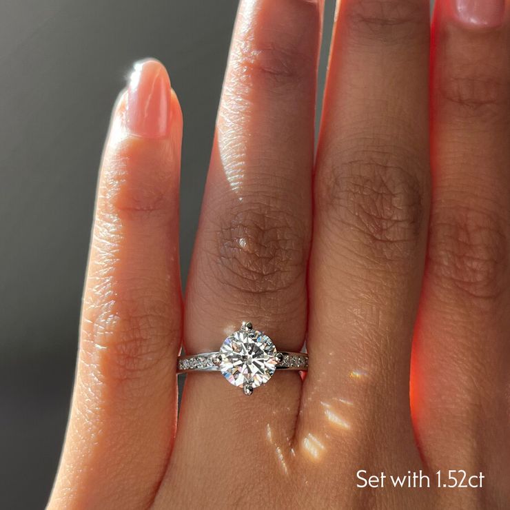 Taylor & Hart Cosmic Round Engagement Ring 1