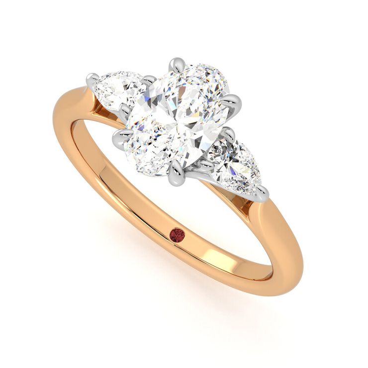 Taylor & Hart Affinity Oval Engagement Ring 0