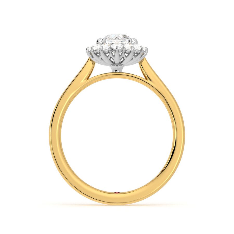 Taylor & Hart Lyra Oval Engagement Ring 1